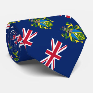 Pitcairn Islands Flag Neck Tie