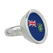 Pitcairn Islands Flag Ring (Side)