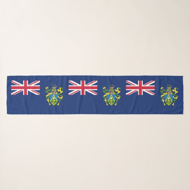 Pitcairn Islands Flag Scarf (Front (Horizontal))