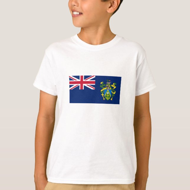 Pitcairn Islands Flag T-Shirt (Front)
