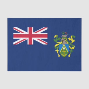 Pitcairn Islands Flag Tissue Paper