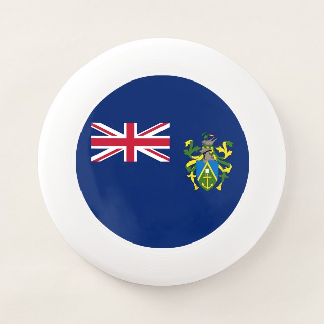 Pitcairn Islands Flag Wham-O Frisbee (Front)