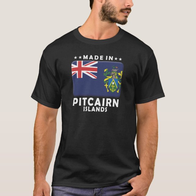 Pitcairn Islands Made T-Shirt (Front)