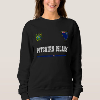 Pitcairn Islands  Sportssoccer Flag Souvenir Sweatshirt
