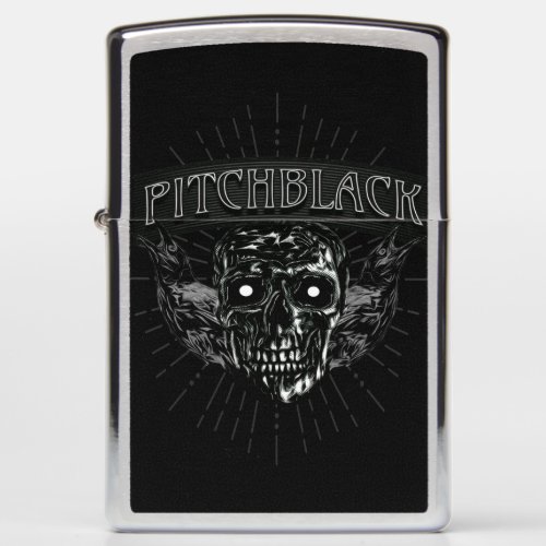 Pitch Black Zippo Lighter