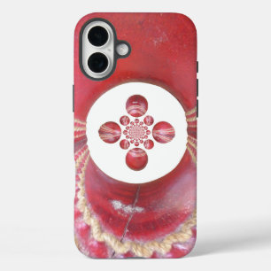 Pitch Kaleidoscope: Cricket Balls The Game's Heart iPhone 16 Plus Case