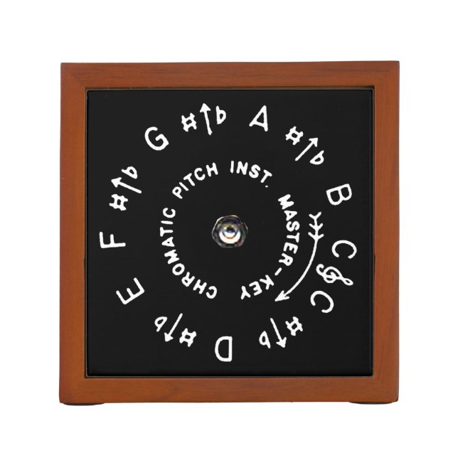 Pitch Pipe Desk Organizer (Back)