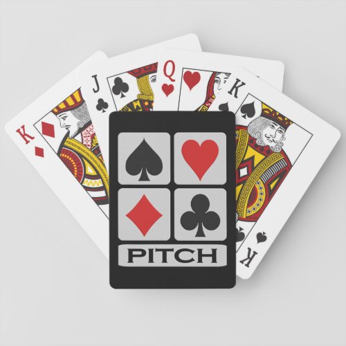 Pitch Player playing cards