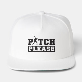 Pitch Please – Funny Softball|Baseball Quote Snap Back Hat