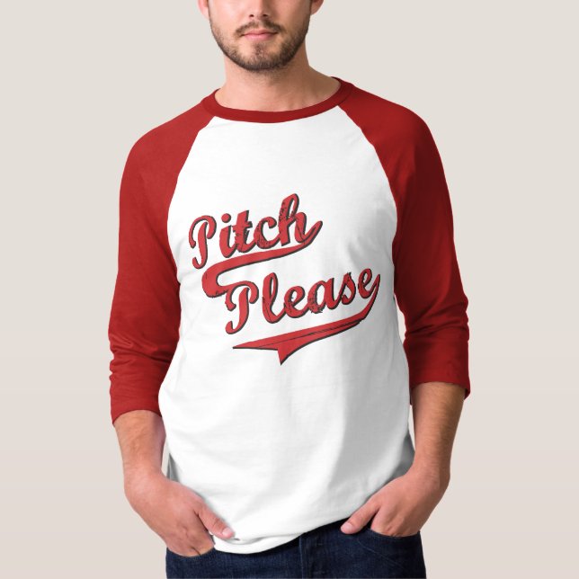 "Pitch Please" Jersey T-Shirt (Front)