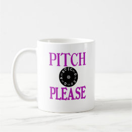 PITCH PLEASE PITCHPIPE PURPLE COFFEE MUG