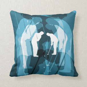 Pitch & Putt Abstract Golf Theme Pillow 2