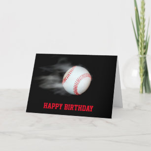 Pitch The Ball Baseball Team Player Personalized Card