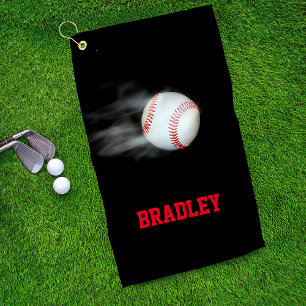 Pitch The Ball Baseball Team Player Personalized Golf Towel