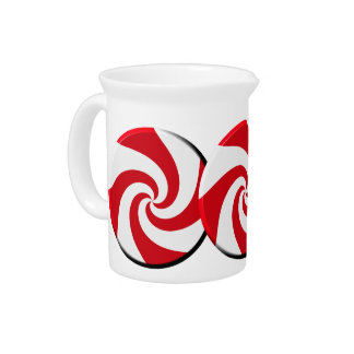 Pitcher - 4 Peppermint Swirls