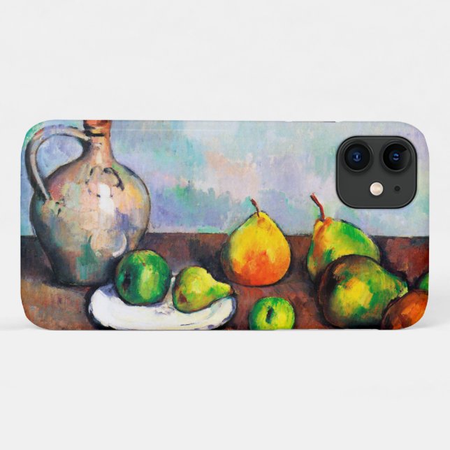Pitcher and Fruit, Paul Cezanne Case-Mate iPhone Case (Back (Horizontal))