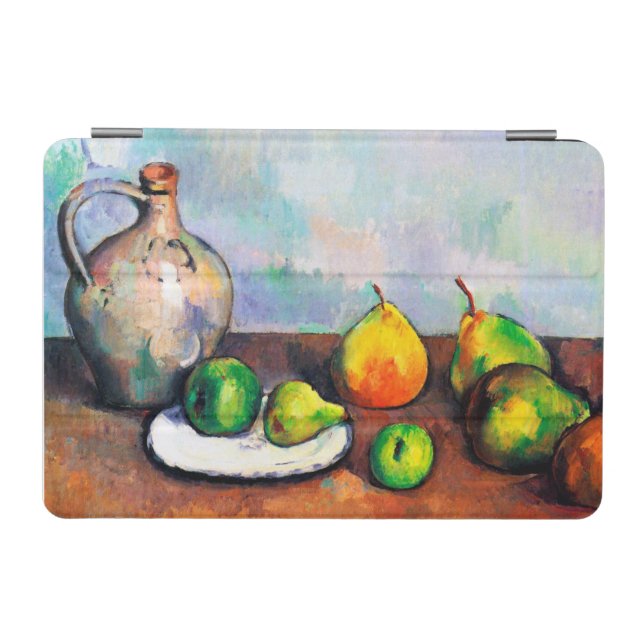 Pitcher and Fruit, Paul Cezanne iPad Mini Cover (Horizontal)