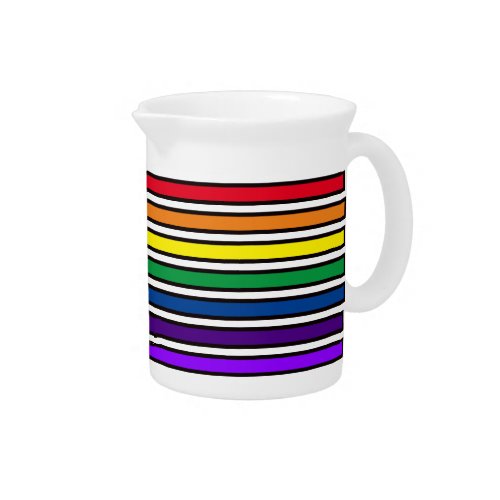 Pitcher _ Bars of Rainbow Colors