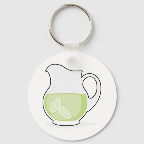 Pitcher Of Lime Juice Keychain