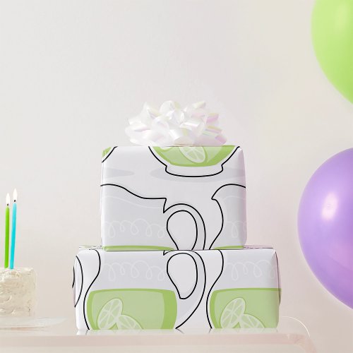 Pitcher Of Lime Juice Wrapping Paper
