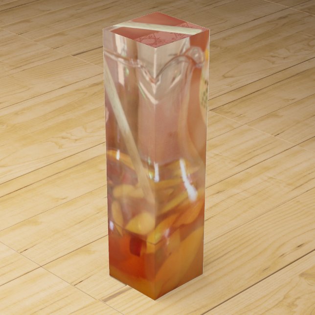 Pitcher of Peach Sangria Wine Box (Front)