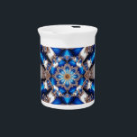 Pitcher with Argentinian Colors Design<br><div class="desc">Serve drinks with a touch of Argentine elegance using our exclusive pitcher featuring the vibrant colors of Argentina, enhanced with sparkling gemstone highlights! This stunning pitcher showcases the iconic blue and white colors of Argentina, beautifully highlighted by shimmering gemstone accents that add sophistication and brilliance to its design. The modern...</div>