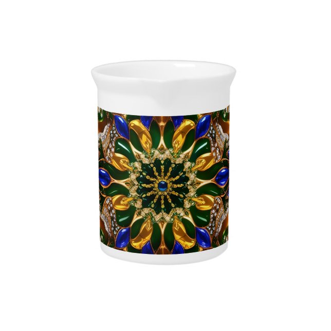 Pitcher with Brazil Colors Design (Front)