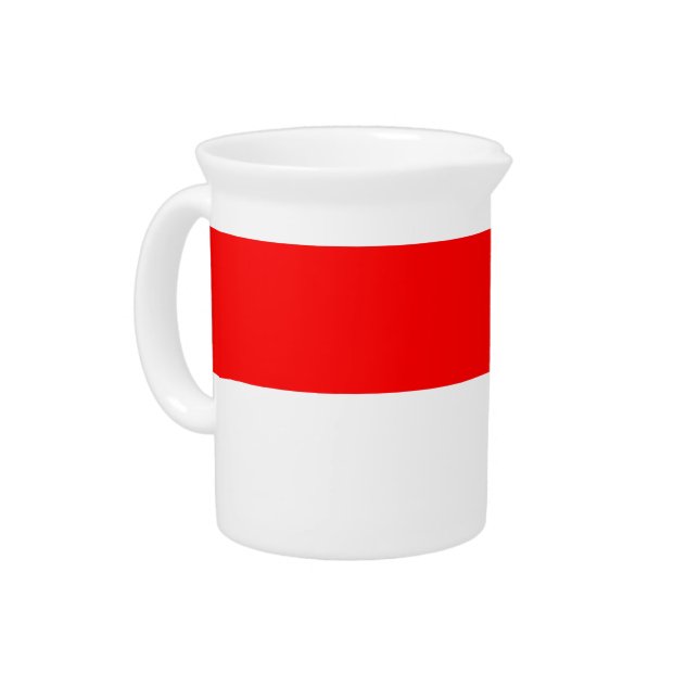 Pitcher with flag of Indonesia (Left)
