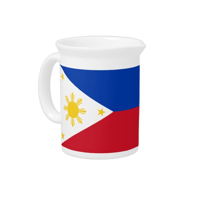 Pitcher with flag of Philippines (Left)