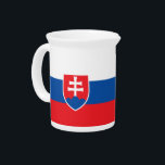 Pitcher with flag of Slovakia<br><div class="desc">Add a patriotic touch to your dining experience with our pitcher featuring the flag of Slovakia! Designed with both style and functionality in mind, this pitcher proudly displays the iconic red, white, and blue colors of Slovakia’s national flag. Whether you’re serving drinks at a family gathering, a celebration, or simply...</div>