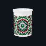 Pitcher with Italian Colors Design<br><div class="desc">Add a splash of Italian elegance to your table with our stunning pitcher featuring an Italian colors design, adorned with precious glittering gemstone highlights and brought to life in a vibrant 3D effect! This pitcher is not just a functional item, but a statement piece that reflects the beauty and culture...</div>