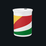 Pitcher with Seychelles Colors Design<br><div class="desc">Elevate your table setting with this stunning pitcher featuring a vibrant Seychelles Colors design! This pitcher is not only a functional piece but also a striking work of art. The bold colors inspired by the Seychelles bring a fresh and tropical flair to any gathering, making it a perfect statement piece...</div>