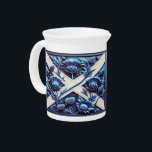 Pitcher withScottish Thistles Design<br><div class="desc">Add a touch of Scottish elegance to your gatherings with our exclusive pitcher featuring a stunning Scottish thistles design! This beautifully crafted pitcher combines the iconic Scottish thistle with a modern and stylish aesthetic, making it a perfect addition to your table setting. The intricate thistle motif, symbolizing strength and pride,...</div>