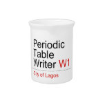 Periodic Table Writer  Pitchers