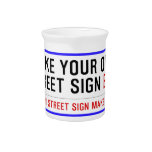 make your own street sign  Pitchers