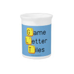 Game
 Letter
 Tiles  Pitchers