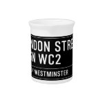 LONDON STREET SIGN  Pitchers