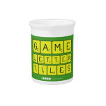 Game
 Letter
 Tiles  Pitchers