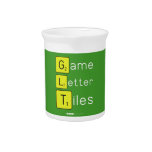 Game
 Letter
 Tiles  Pitchers