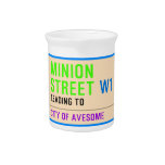 Minion Street  Pitchers