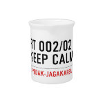 RT 002/02 KEEP CALM  Pitchers
