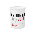 Coronation Quiche  (piss up)  Pitchers