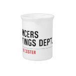 Spencers Lettings Dept.  Pitchers