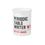 Periodic Table Writer  Pitchers
