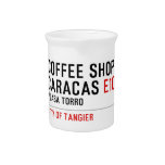 Coffee shop Caracas  Pitchers
