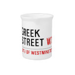 Greek Street  Pitchers
