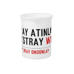 Igpay Atinlay Eetstray  Pitchers