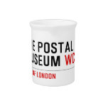 the postal museum  Pitchers