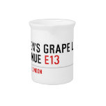 Vixen's Grape Lane  Avenue  Pitchers