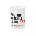 WINSTON CHURCHILL STATUE  Pitchers